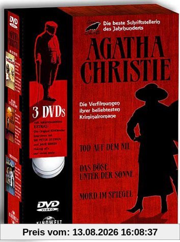 Agatha Christie Box (Tod auf dem Nil, Mord im Spiegel, Das Böse unter der Sonne)