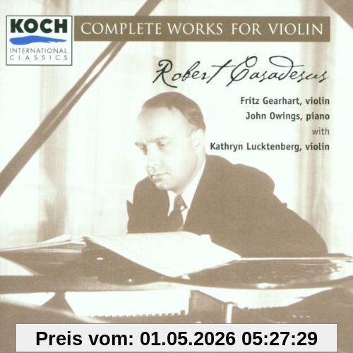 Sämtliche Werke für Violine und Klavier
