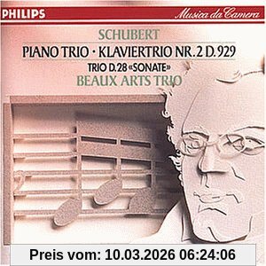 Beaux Arts Trio Klaviertrio D 929+D 28