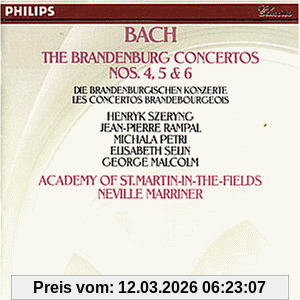 Henryk Szeryng Brandenburgische Konzerte 4-6