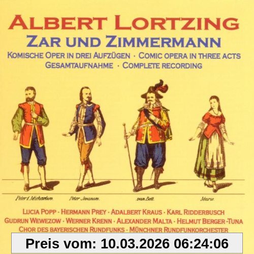Hermann Prey Lortzing, Zar Und Zimmermann (Gesamtaufnahme)
