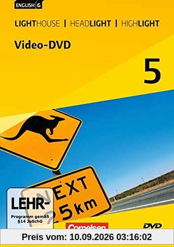 English G Lighthouse / English G Headlight / English G Highlight - Allgemeine Ausgabe, Bd.5 : 9. Schuljahr, Video-DVD