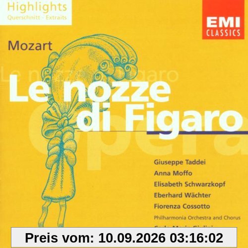 Mozart: Le nozze di Figaro (Highlights) (Aufnahme London 09./11.1959)