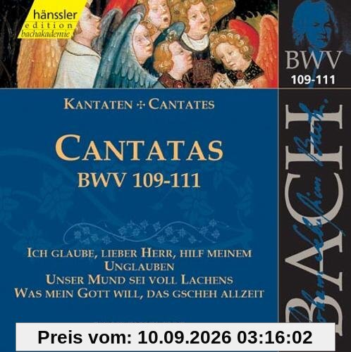 Edition Bachakademie Vol. 35 (Geistliche Kantaten BWV 109-111)
