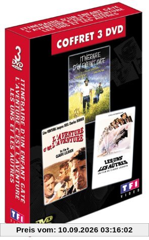 Coffret Claude Lelouch 3 DVD : Les uns et les autres / L'Aventure c'est l'aventure / Itinéraire d'un enfant gâté