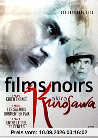 Coffret Akira Kurosawa 4 DVD : Chien enragé (1949) / Les Salauds dorment en paix (1960) / Entre le ciel et l'enfer (1963)
