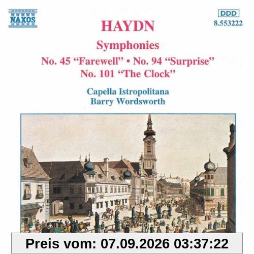 Haydn Sinfonien 45, 94 und 101 Wordsw