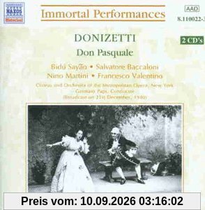 Donizetti: Don Pasquale (Gesamtaufnahme) (Aufnahme 21.12.1940)