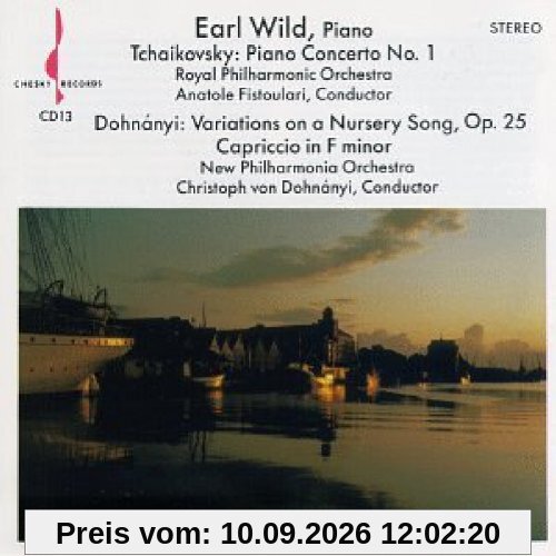 Tchaikovsky: Piano Concerto No. 1 / Dohnányi: Variations on a Nursery Song Op. 25, Capriccio in F minor