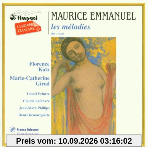 La melodie francaise - Vol. 6 (Maurice Emmanuel)