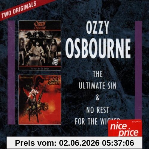 Ozzy Osbourne No Rest For The Wicked/the Ultimate Sin