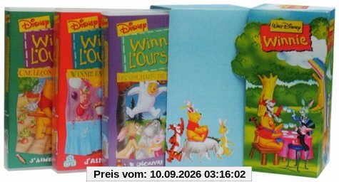 Coffret Winnie l'Ourson 3 VHS : Une leçon d'entraide / Winnie fait la fête / Les Souhaits de Winnie