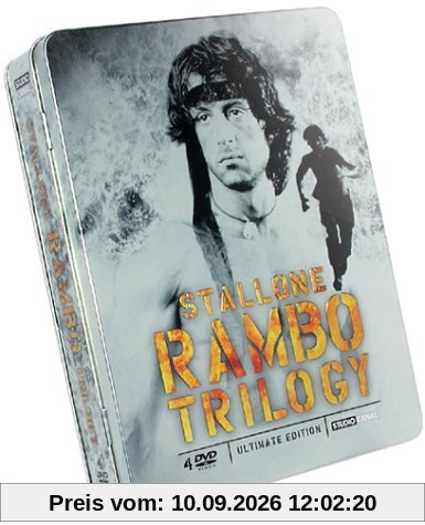 La Trilogie Rambo - Coffret Collector Métal Ultimate 4 DVD [Inclus la plaque militaire exclusive]