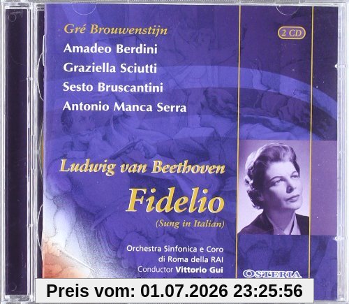 Clabassi, Serra, Berdini, Brouwenstijn, Bruscantin Fidelio (auf Italienisch Gesungen) + Bonus Track F