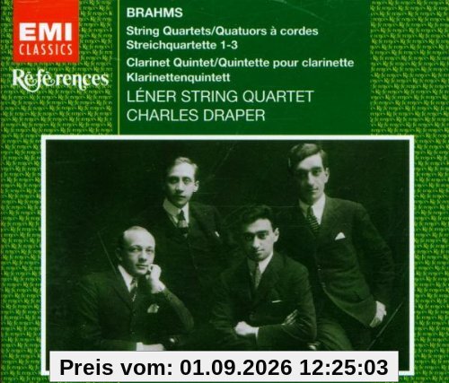 Brahms: Streichquartette 1-3 / Klarinettenquintett