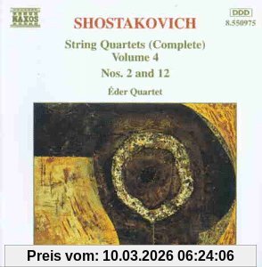 Eder-Quartett Schostakowitsch, Streichquartette 2 Und 12 Eder