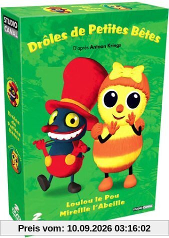 Drôles de petites bêtes : Loulou le pou / Mireillle l'abeille - Coffret 2 DVD [FR Import]