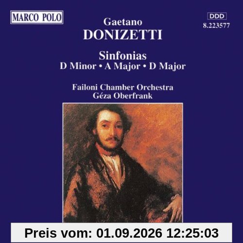Donizetti: Sinfonias, Transcribed from String Quartets