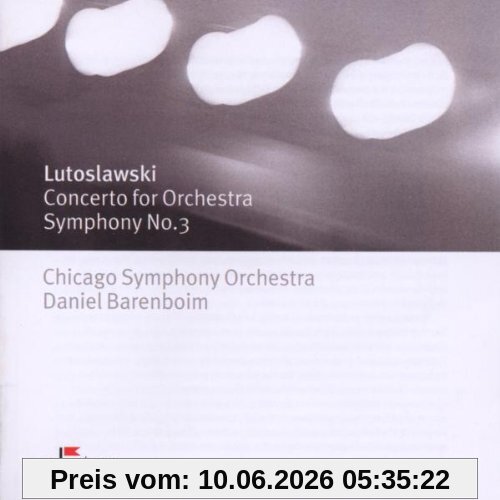 Sinfonie 3/Concerto for Orch.