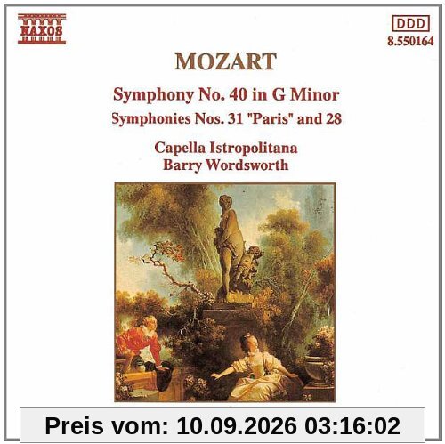 Mozart Sinfonien 28, 31 und 40 Wordswor