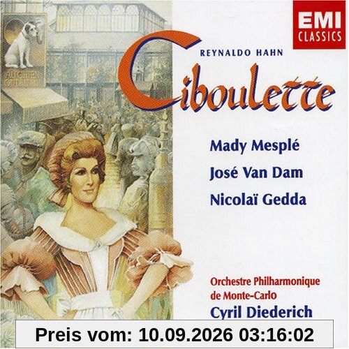 Hahn - Ciboulette / Mesplé · Van Dam · Gedda · Alliot-Lugaz · Le Roux · Benoit · OP Monte-Carlo · Diedech