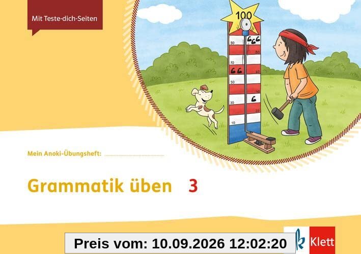Grammatik üben 3: Übungsheft Klasse 3 (Mein Anoki-Übungsheft)