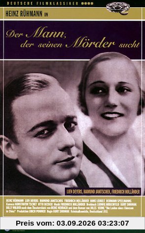 Der Mann, der seinen Mörder sucht [VHS]
