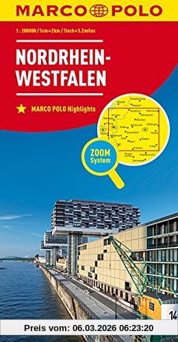 unbekannt Marco Polo Karte Deutschland Blatt 5 Nordrhein-Westfalen 1, 200 000 (Marco Polo Karten 1, 200.000)