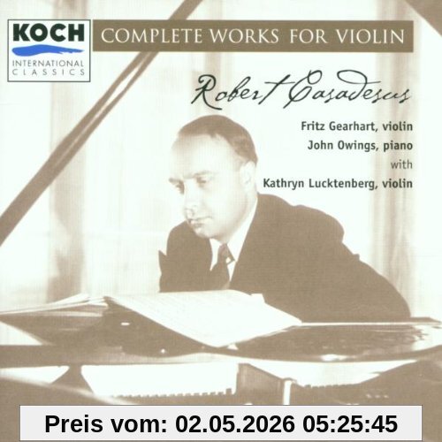 Sämtliche Werke für Violine und Klavier