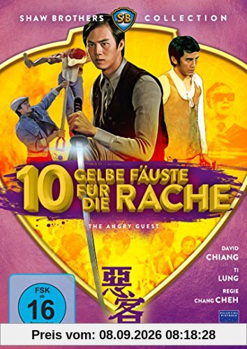 Zehn gelbe Fäuste für die Rache - The Angry Guest (Shaw Brothers Collection) (DVD)
