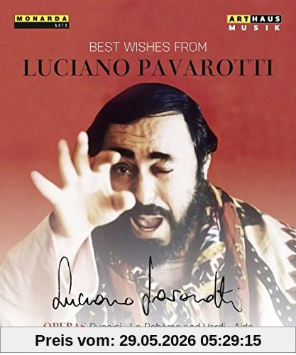 Giuseppe Verdi Best Wishes From Luciano Pavarotti (Aida, La Bohème Und The Aida File) [3 Blu-rays]