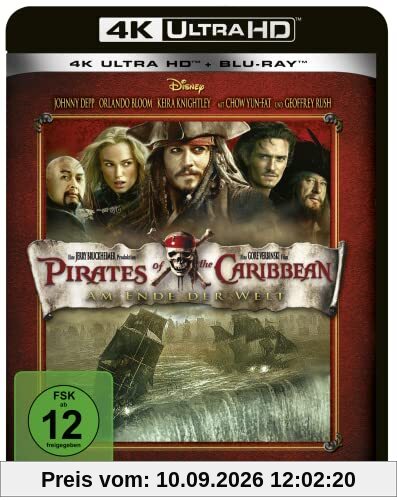 Pirates of the Caribbean 3 - Am Ende der Welt (4K Ultra HD) (+ Blu-ray 2D)