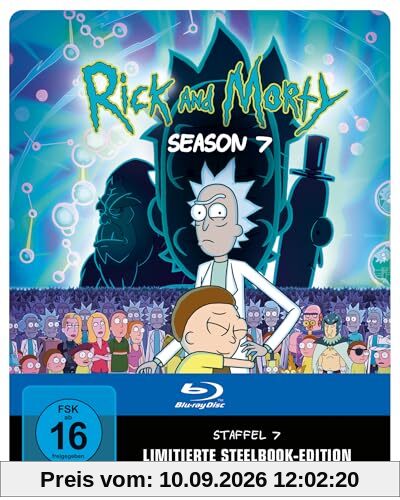 Rick & Morty - Staffel 7 – Limited Steelbook (exklusiv bei amazon.de) [Blu-ray]