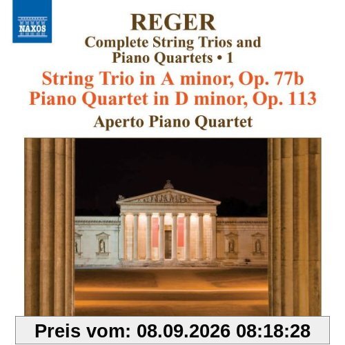 Streichtrio in a-moll, op. 77b / Klavierquartett in d-moll, op. 113