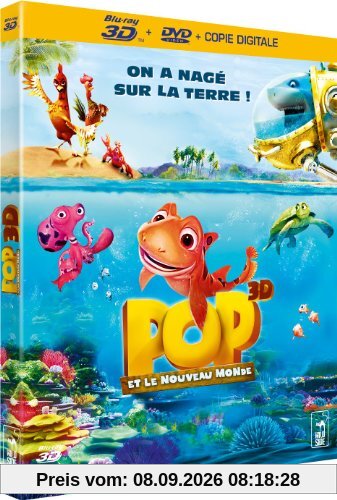 Pop et le nouveau monde 3D - Blu-Ray 3D active + DVD + Copie Digitale