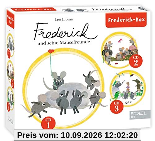 Frederick und seine Mäusefreunde - Die Frederick-Box mit Hörspielen und Liedern für Kinder - Nach den Geschichten von Leo Lionni [3 CDs]