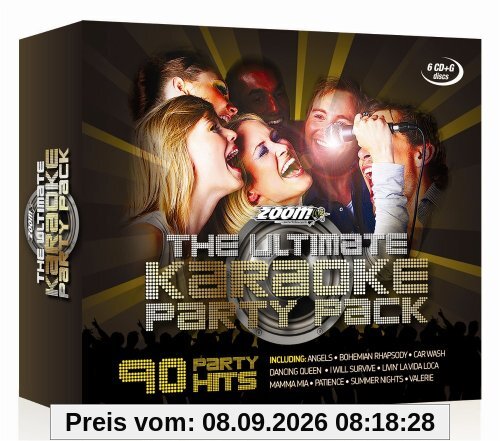 The Ultimate Karaoke Party Pack - 6 CD+G Box Set - from Zoom Karaoke