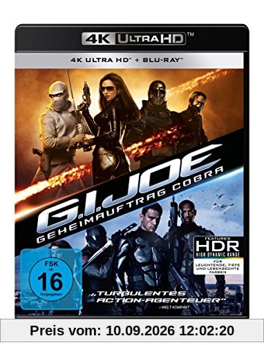 G.I. Joe - Geheimauftrag Cobra (4K Ultra HD) (+ Blu-ray 2D)