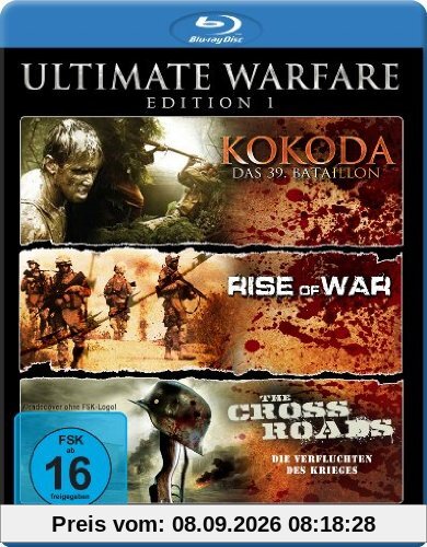 Ultimate Warfare - Edition 1 (Kokoda - Das 39. Bataillon / Rise Of War / The Cross Roads - Die Verfluchten des Krieges) [Blu-ray] [Collector's Edition]