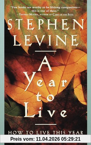 Stephen Levine A Year To Live, How To Live This Year As If It Were Your Last