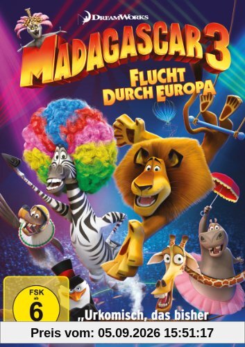 Madagascar 3: Flucht durch Europa