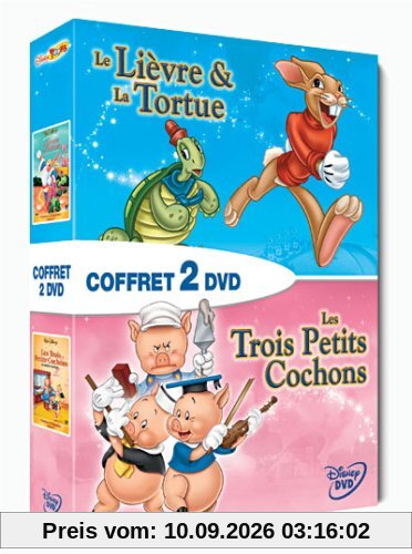 Contes et légendes, Vol.3 : Les 3 petits cochons / Le Lièvre et la tortue - Coffret 2 DVD [FR Import]