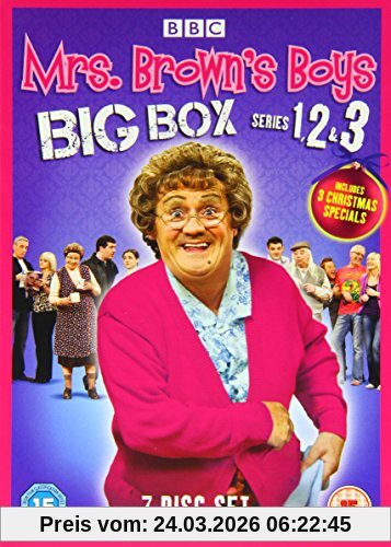 Brendan O'Carroll Mrs Brown's Boys, Big Box Series 1-3 [7 DVDs] [Uk Import]