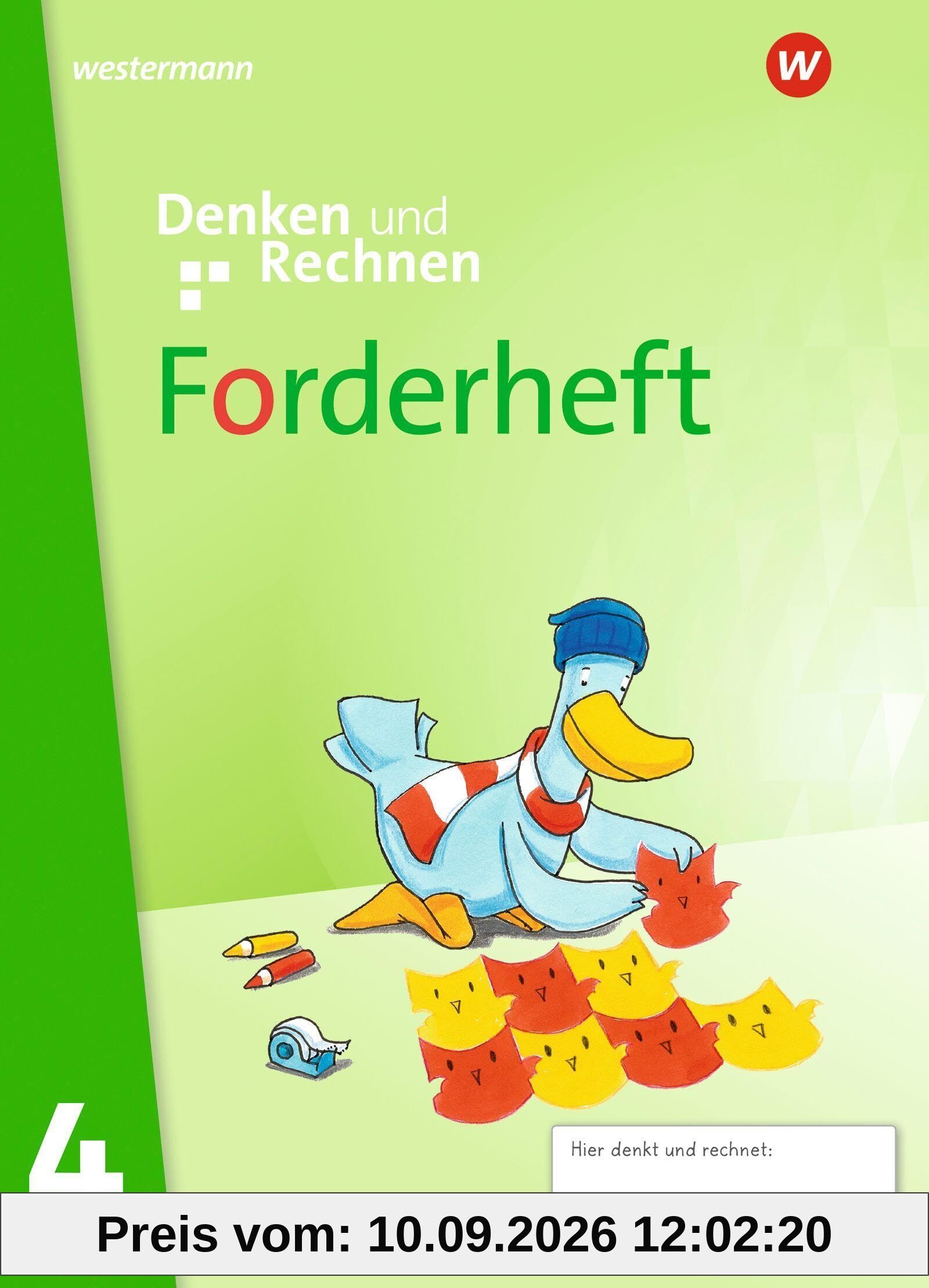 Denken und Rechnen. Forderheft 4. Allgemeine Ausgabe
