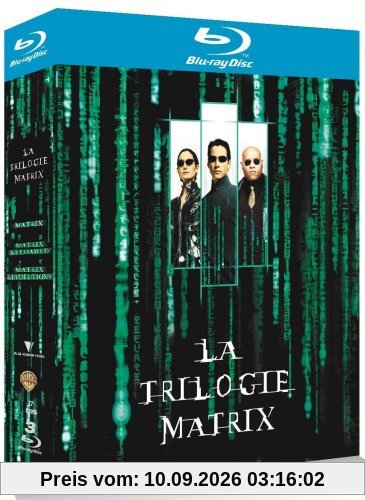 Coffret Matrix La trilogie 3 Blu-Ray : Matrix + Matrix Reloaded + Matrix Revolutions [Blu-ray] [FR IMPORT]