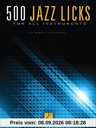 500 Jazz Licks: For All Instruments