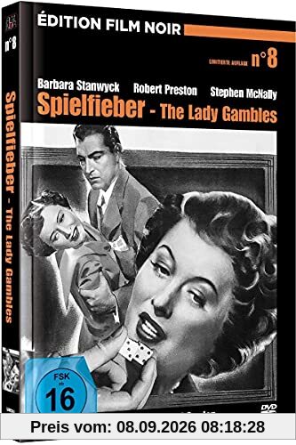 Spielfieber - Film Noir Edition Nr. 8 (Limited Mediabook inkl. Booklet, digital remastered)