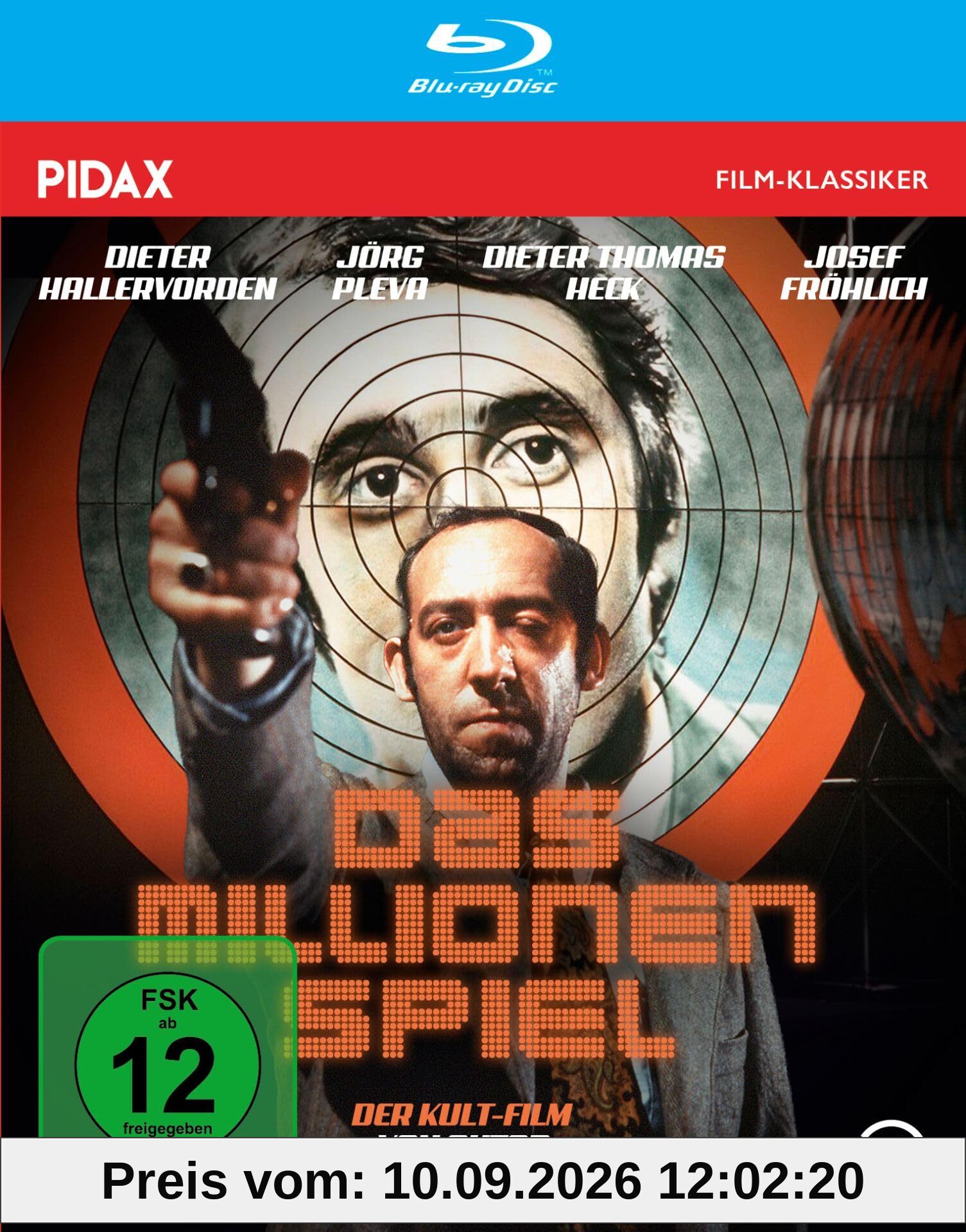 Das Millionenspiel / Visionärer Kult-Thriller mit Dieter Hallervorden und Dieter Thomas Heck (Pidax Film-Klassiker) [Blu-ray]