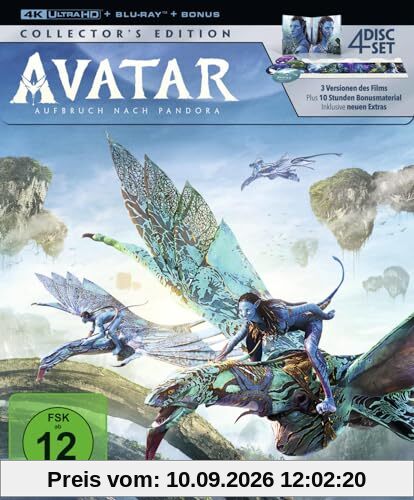 Avatar Collector's Edition 4K Ultra HD Blu-ray (Limitiertes Digipack)