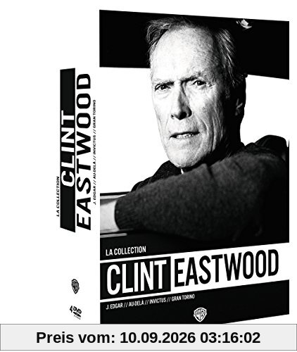 Coffret clint eastwood : j.edgar ; au-delà ; invictus ; gran torino [FR Import]